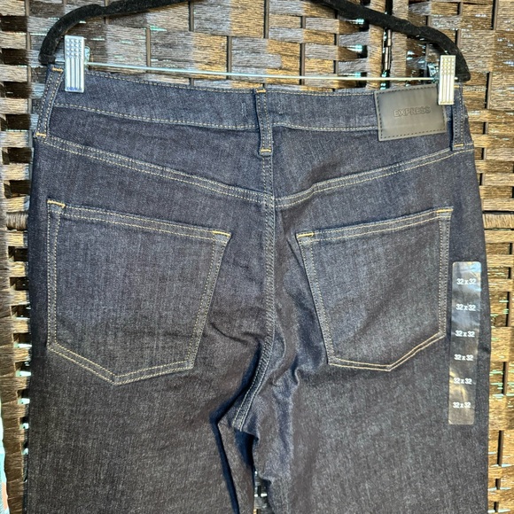 Express Straight Fit Jeans Hyper Stretch Size 32 32 NWT - Picture 4 of 5